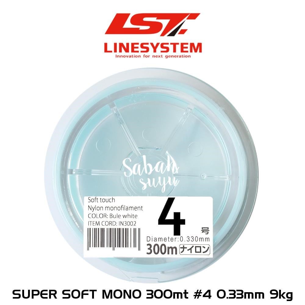 Linesystem Super Soft Mono Misina #4 0.33mm 9kg. 300mt.