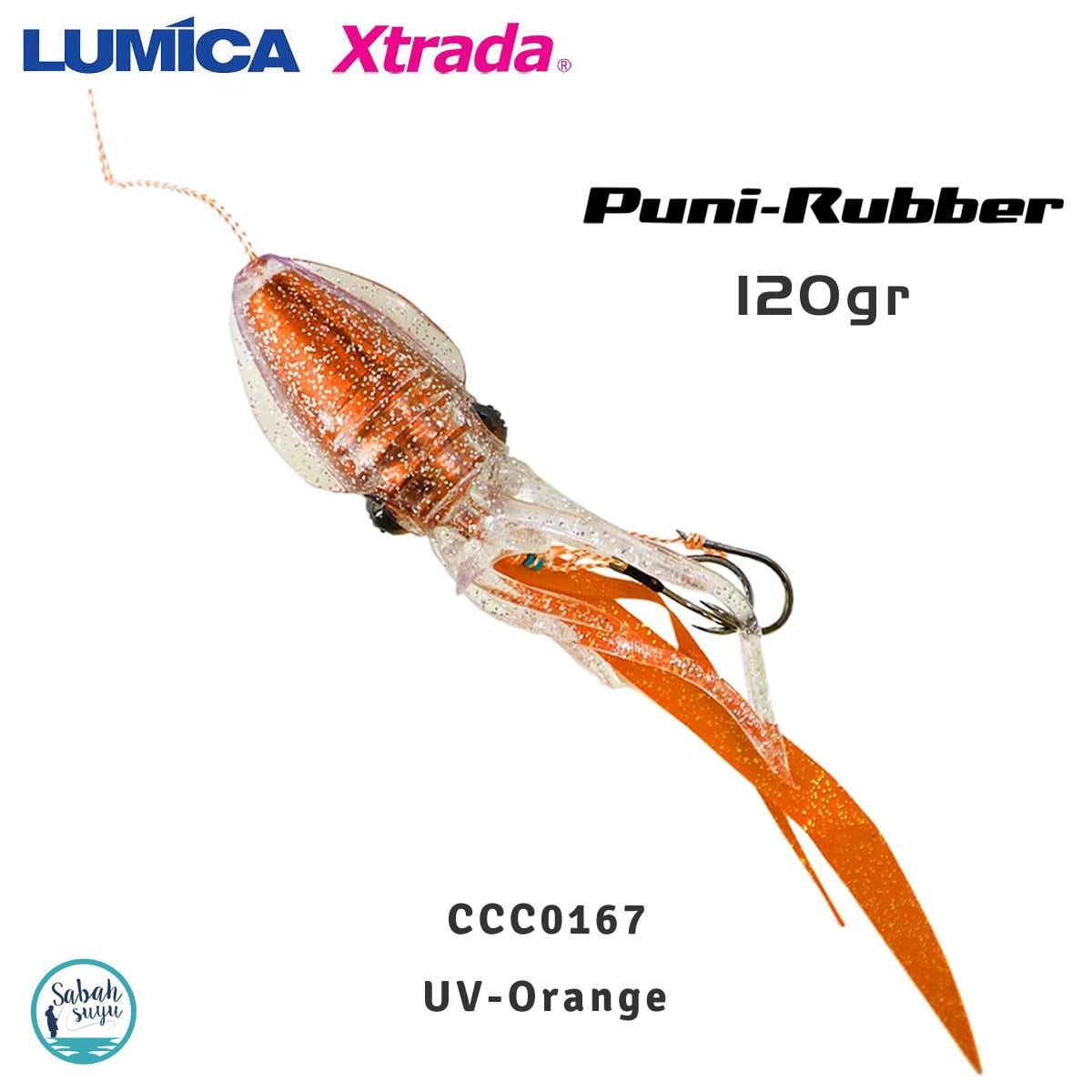 Lumica Xtrada Puni Rubber Tai Rubber Slider 120gr. C00167 UV Orange
