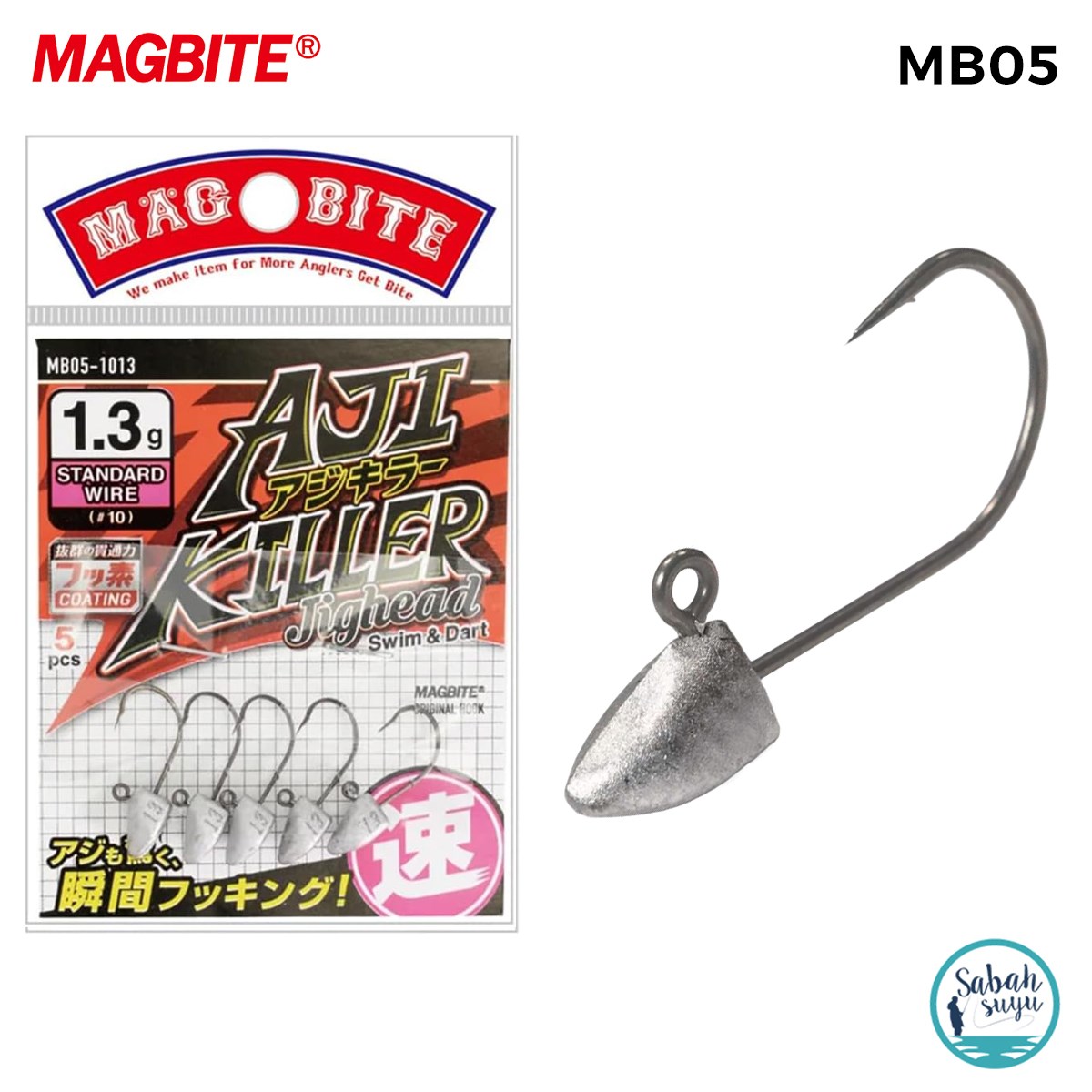 Magbite Ajikiller Jighead #10 1.3gr (5 Adet)