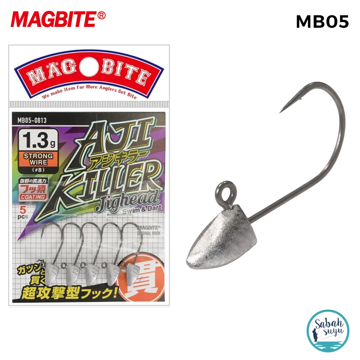 Magbite Ajikiller Jighead #8 1.3gr (5 Adet)