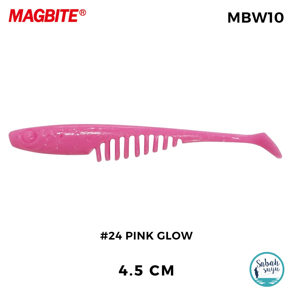 Magbite Chucky 4.5cm #24 Pink Glow Kokulu Silikon Yem (6 Adet)