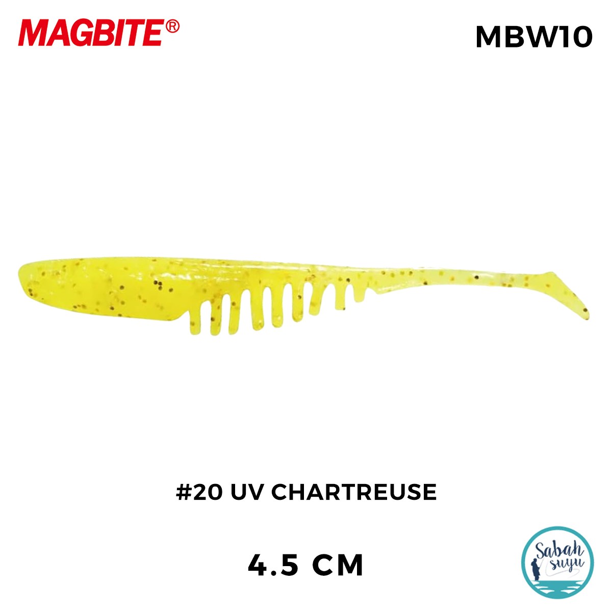Magbite Chucky 4.5cm #20 UV Chartreuse Kokulu Silikon Yem (6 Adet)