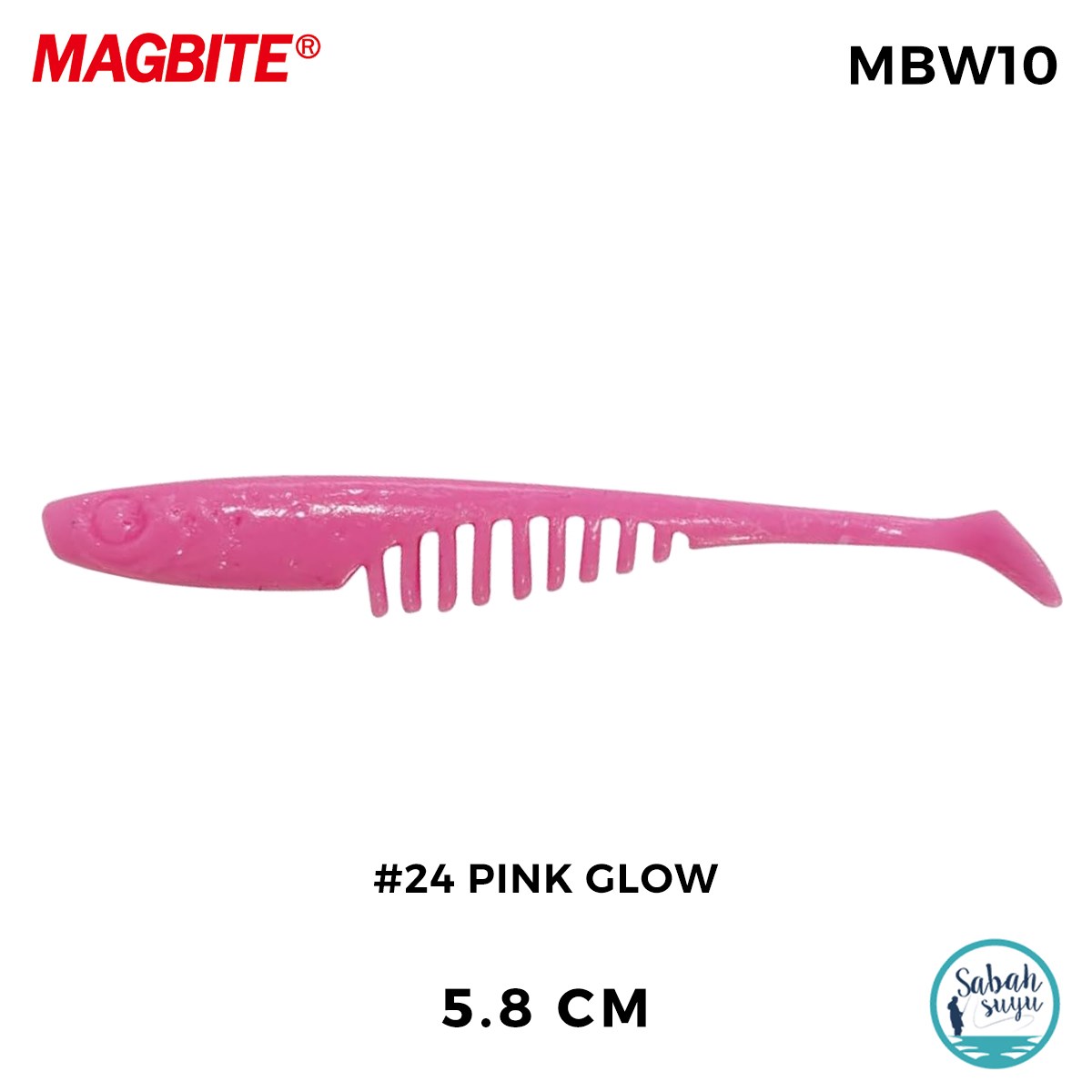 Magbite Chucky 5.8cm #24 Pink Glow Kokulu Silikon Yem (6 Adet)