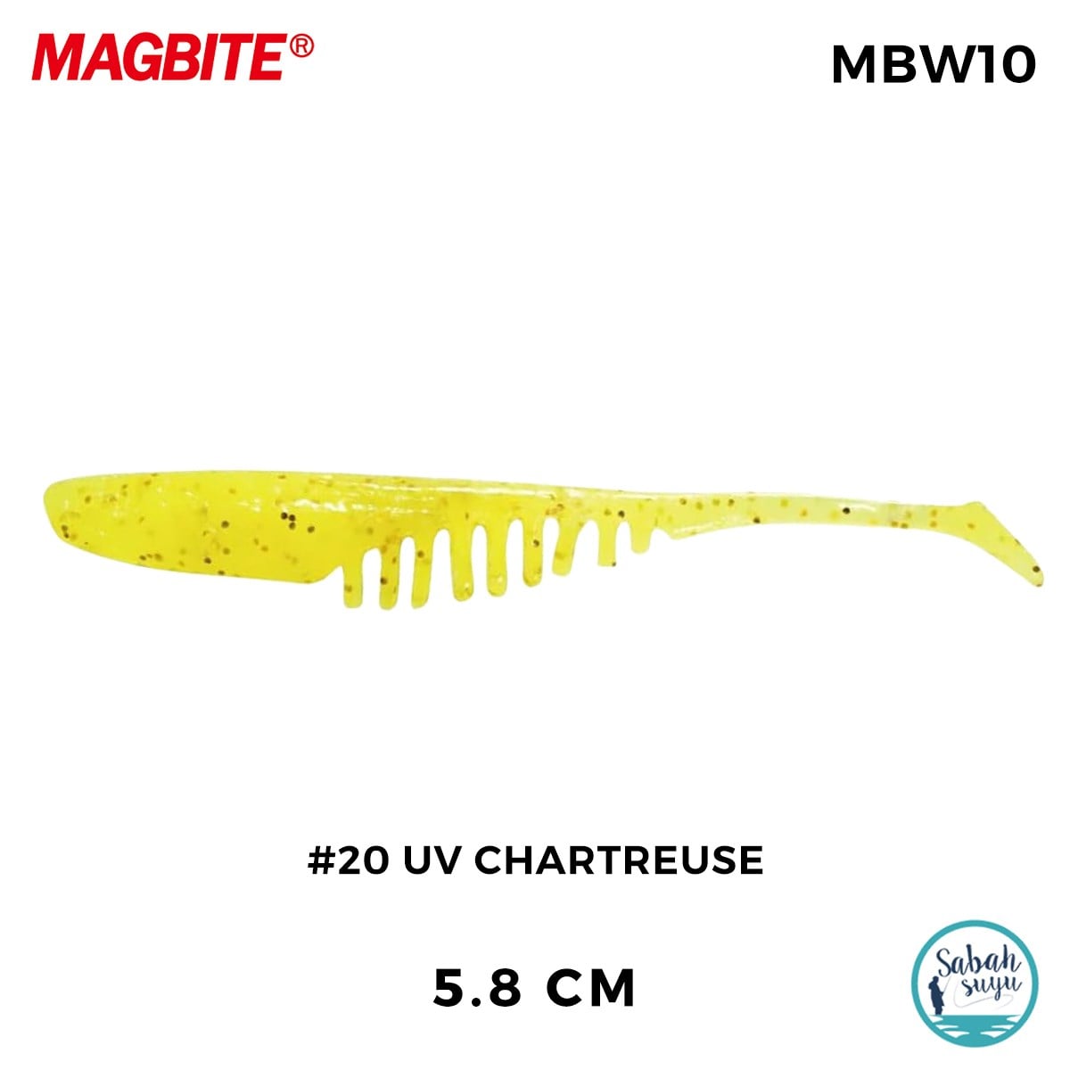 Magbite Chucky 5.8cm #20 UV Chartreuse Kokulu Silikon Yem (6 Adet)