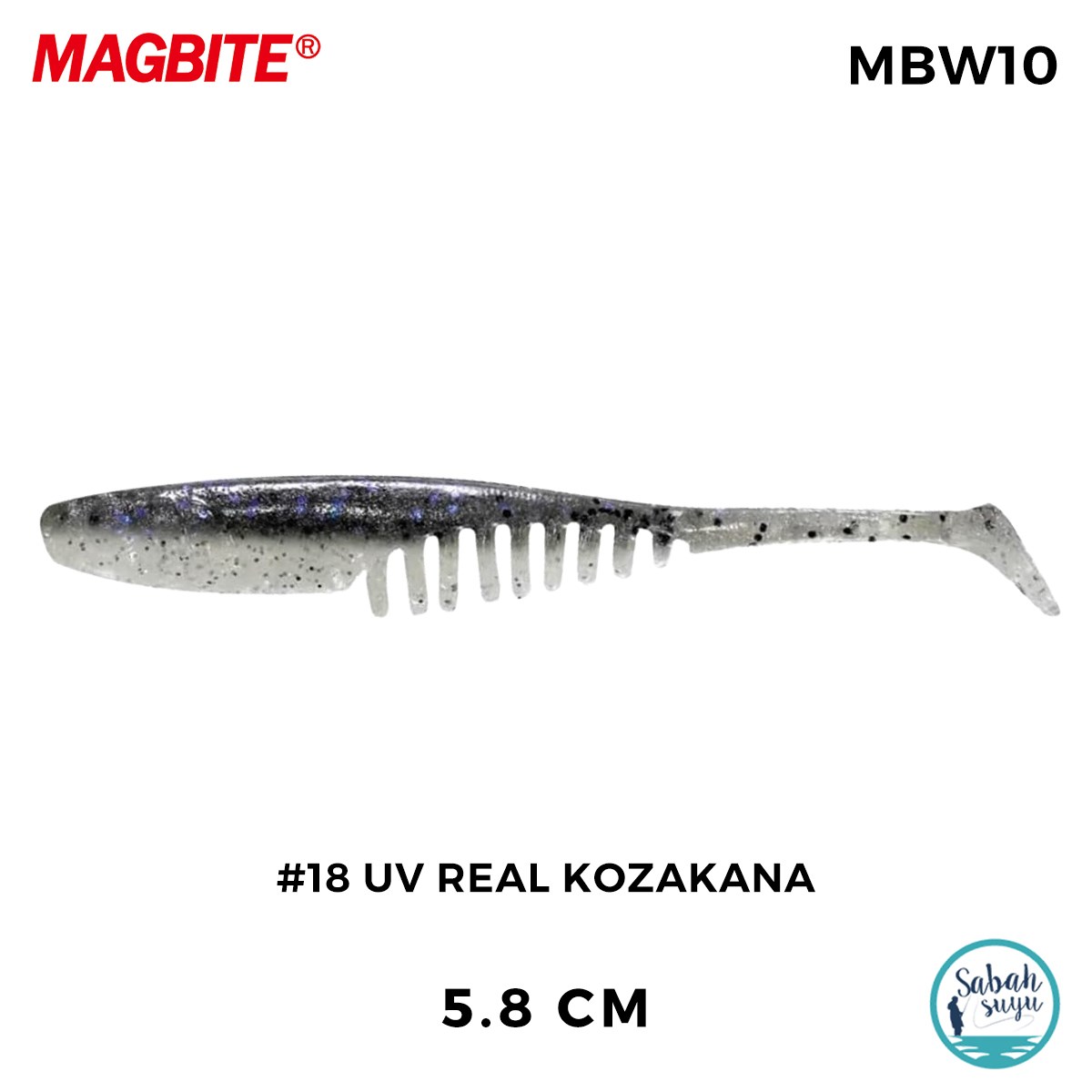 Magbite Chucky 5.8cm #18 UV Real Kozakana Kokulu Silikon Yem (6 Adet)