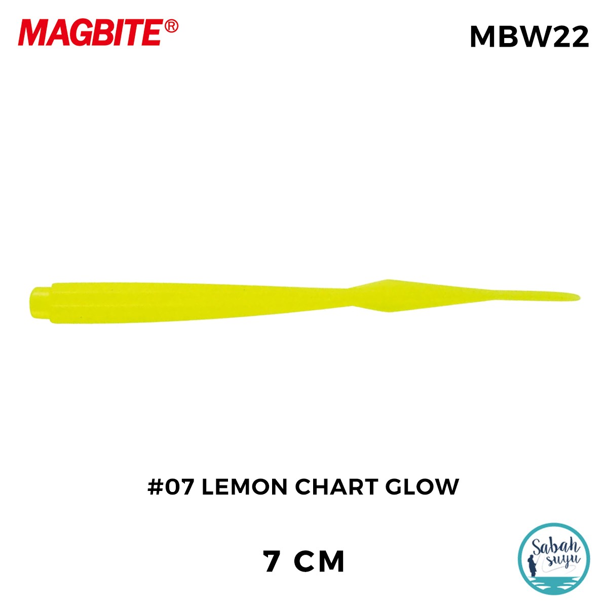 Magbite Jamming 7cm #07 Lemon Chart Glow Kokulu Silikon Yem (7 Adet)