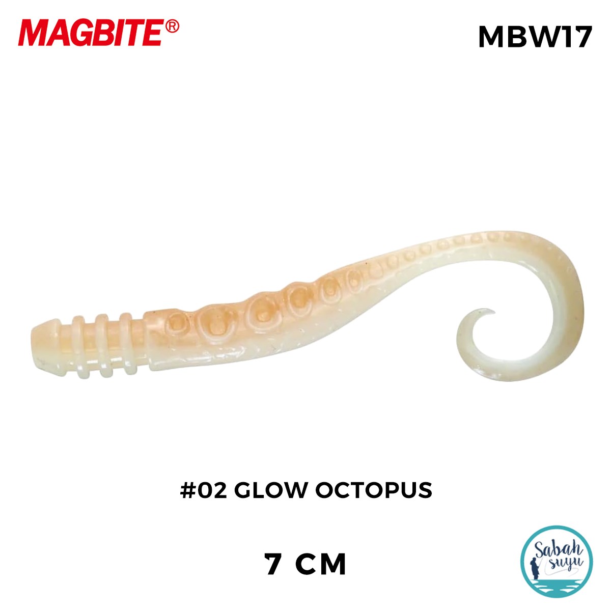 Magbite Silikon Ahtapot Bacağı 7cm #02 Glow Octopus (5 Adet)