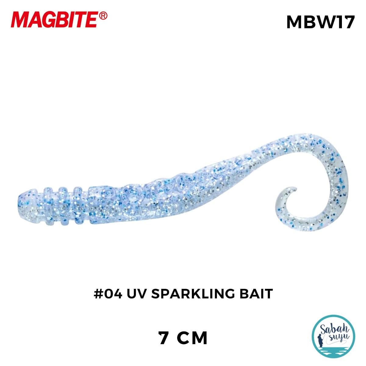 Magbite Silikon Ahtapot Bacağı 7cm #04 UV Sparkling Bait (5 Adet)