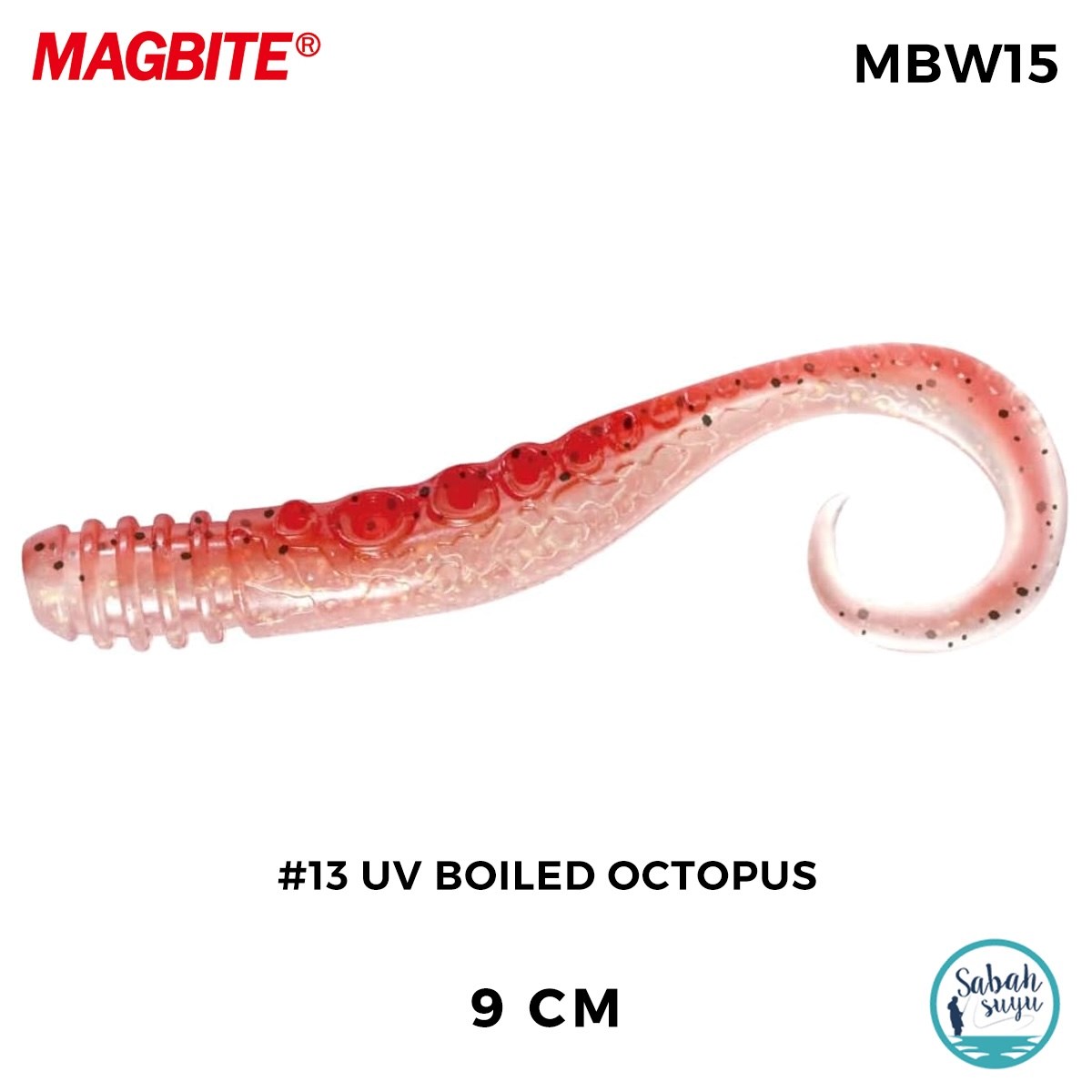 Magbite Silikon Ahtapot Bacağı 9cm #13 UV Boiled Octopus (4 Adet)