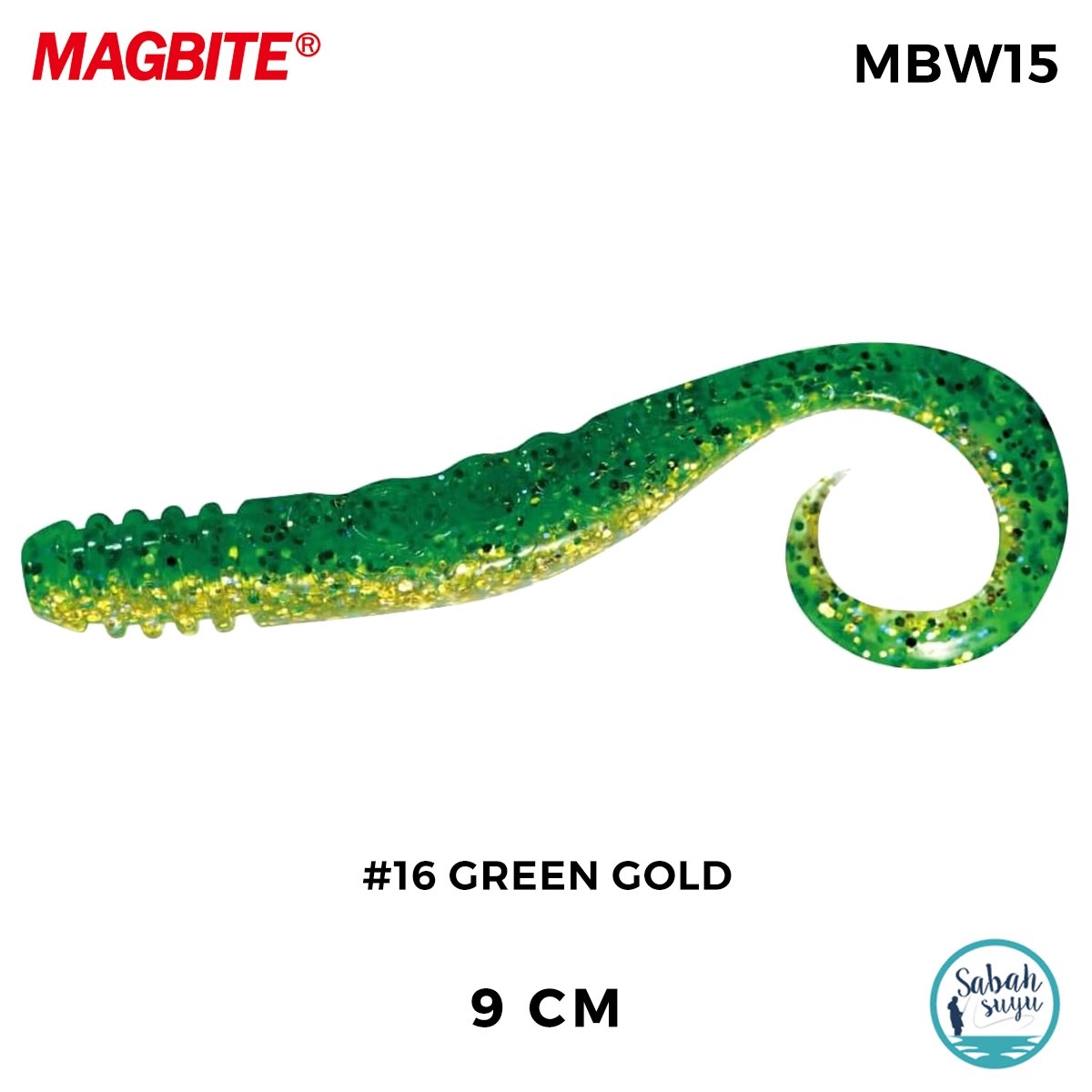 Magbite Silikon Ahtapot Bacağı 9cm #16 Green Gold (4 Adet)
