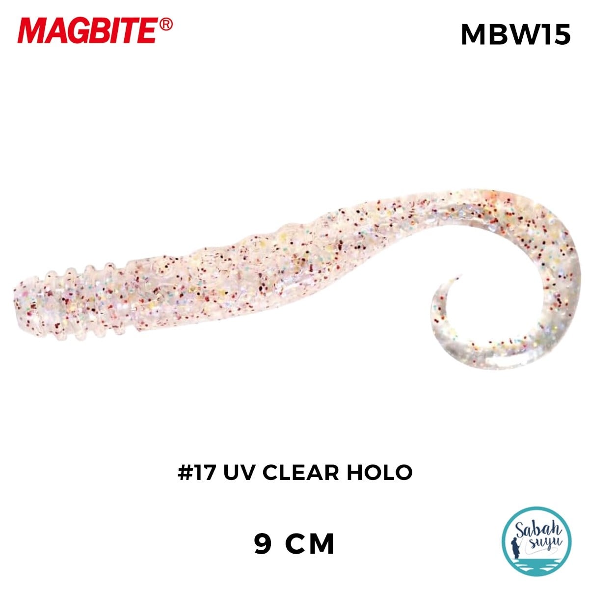 Magbite Silikon Ahtapot Bacağı 9cm #17 UV Clear Holo (4 Adet)