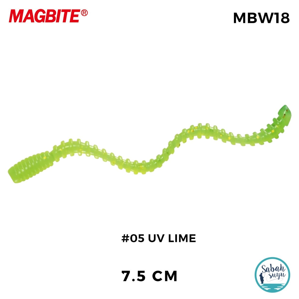 Magbite Tai Rubber Bug 7.5cm #05 UV Lime Kokulu Silikon Kurt (5 Adet)