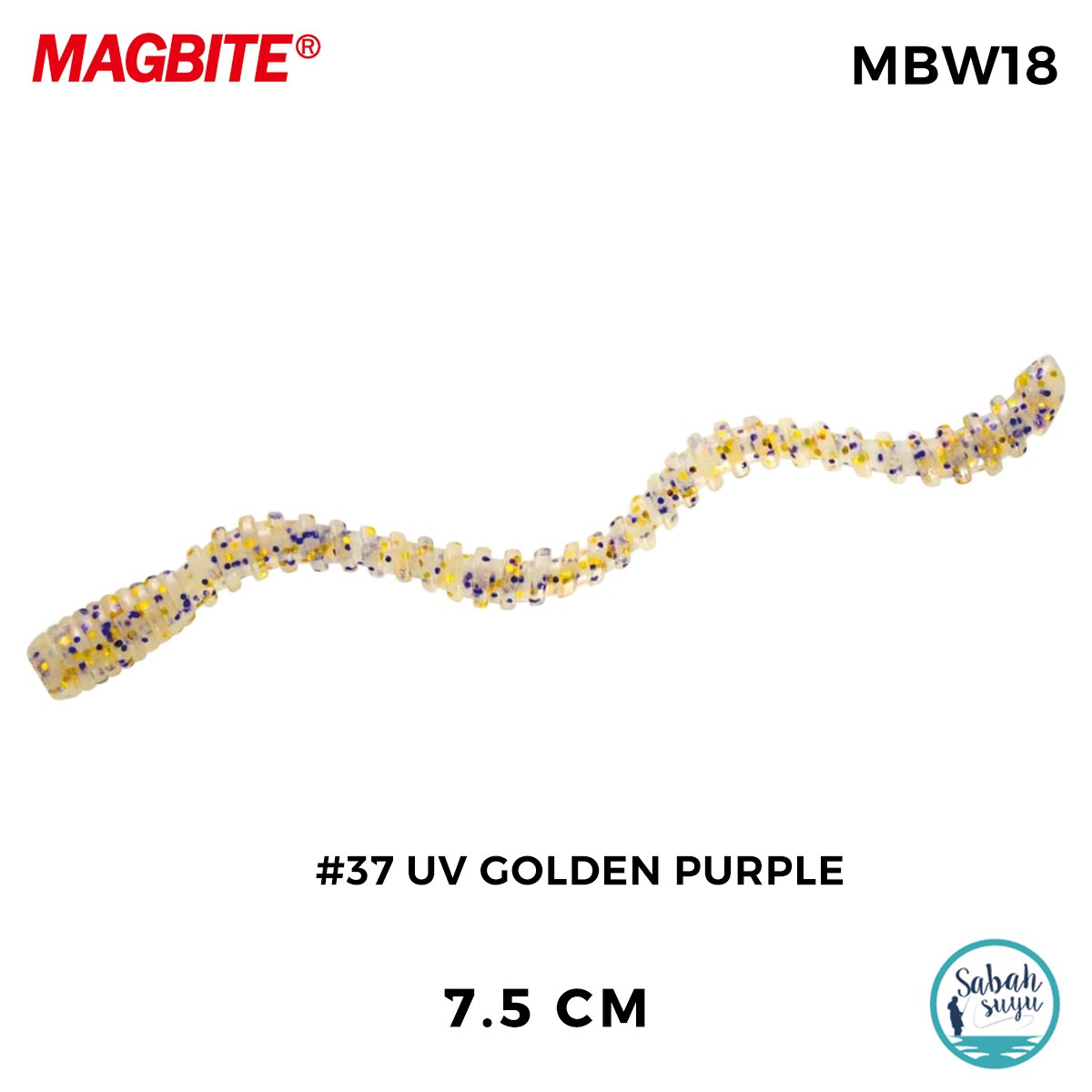 Magbite Tai Rubber Bug 7.5cm #37 UV Golden Purple Kokulu Silikon Kurt (5 Adet)