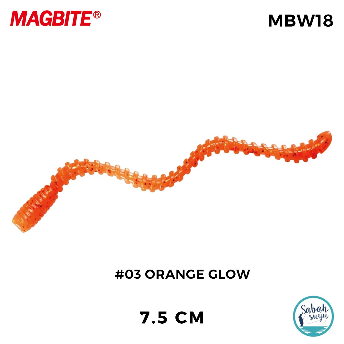 Magbite Tai Rubber Bug 7.5cm #03 Orange Glow Kokulu Silikon Kurt (5 Adet)