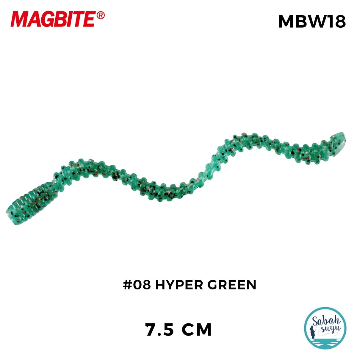 Magbite Tai Rubber Bug 7.5cm #08 Hyper Green Kokulu Silikon Kurt (5 Adet)