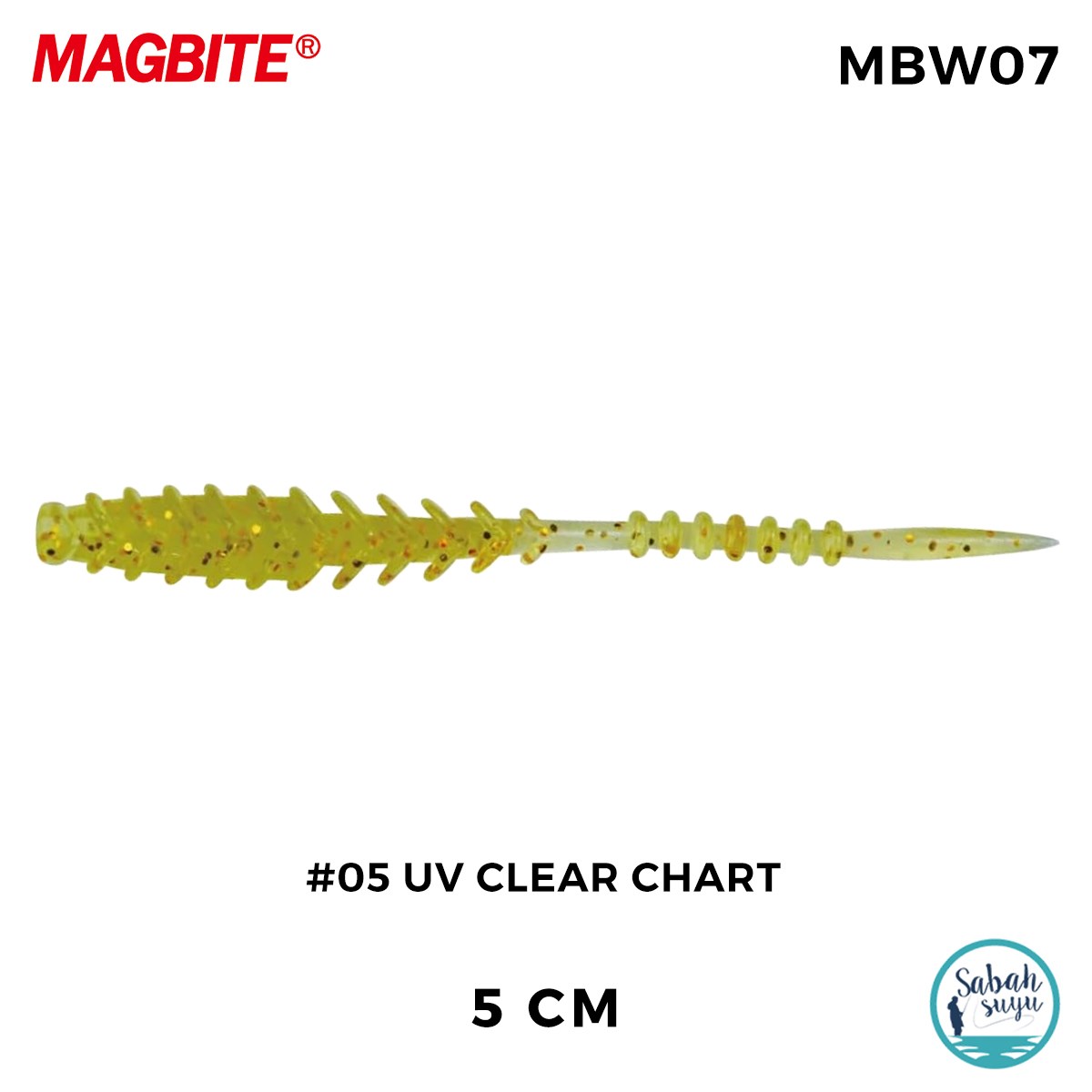 Magbite Vacuum Ring 5cm #05 UV Clear Chart Kokulu Silikon Yem (8 Adet)