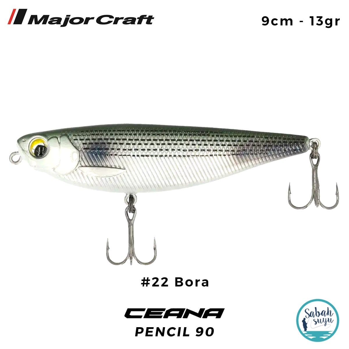 Major Craft Ceana Pencil 90 9cm 13gr #22 Bora