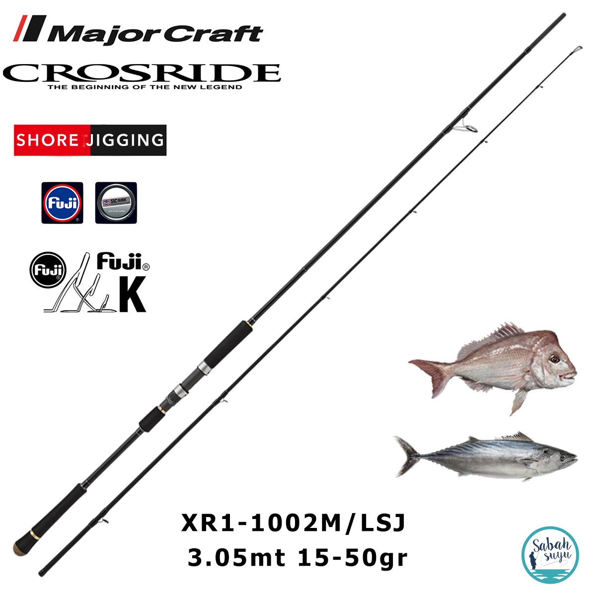 Major Craft Crosride XR1-1002M/LSJ 3.05mt 15-50gr (2P) Light Shore Jigging Kamış