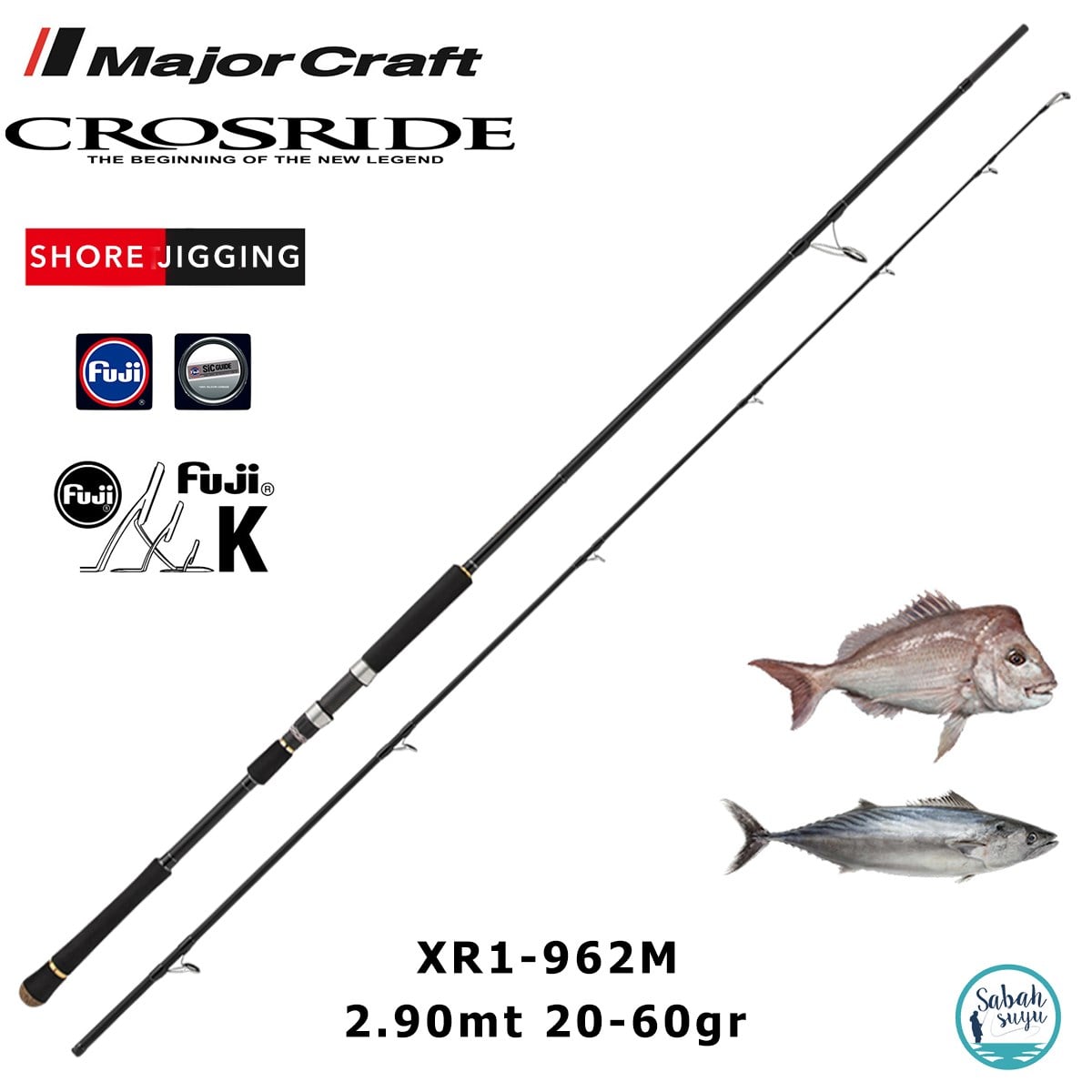 Major Craft Crosride XR1-962M 2.90mt 20-60gr (2P) Shore Jigging Kamış