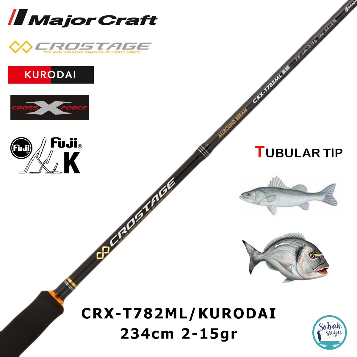 Major Craft Crostage CRX-T782ML/Kurodai 234cm 2-15gr (2P) LRF Kamış