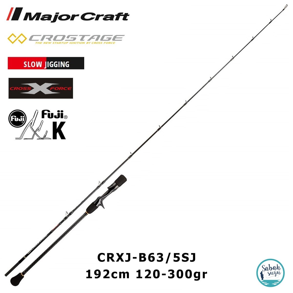 Major Craft Crostage CRXJ-B63/5SJ 192cm 120-300gr (S2P) Tetikli Slow Jigging Kamış