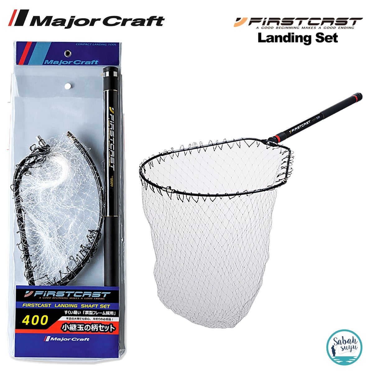 Major Craft Firstcast LSFC-400 Teleskopik Katlanır Kepçe 4.00mt