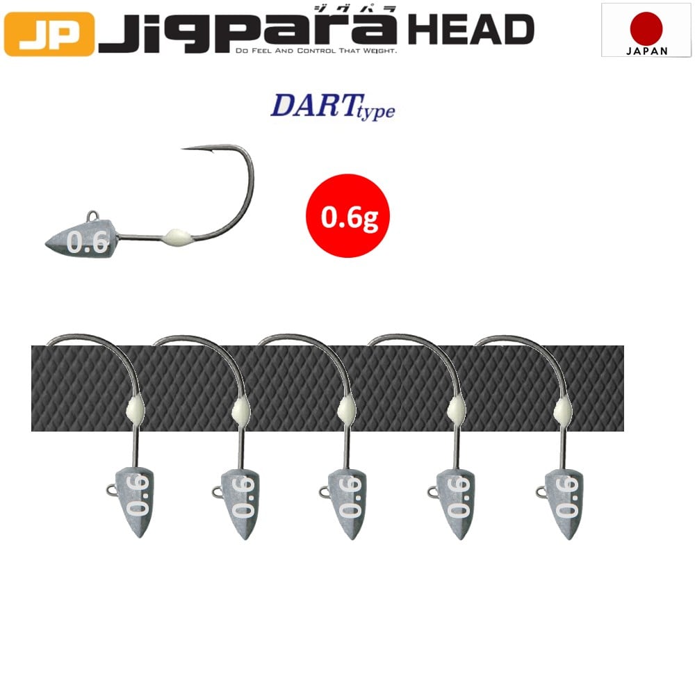 Major Craft Jigpara Head JPHD-0.6gr/ DART