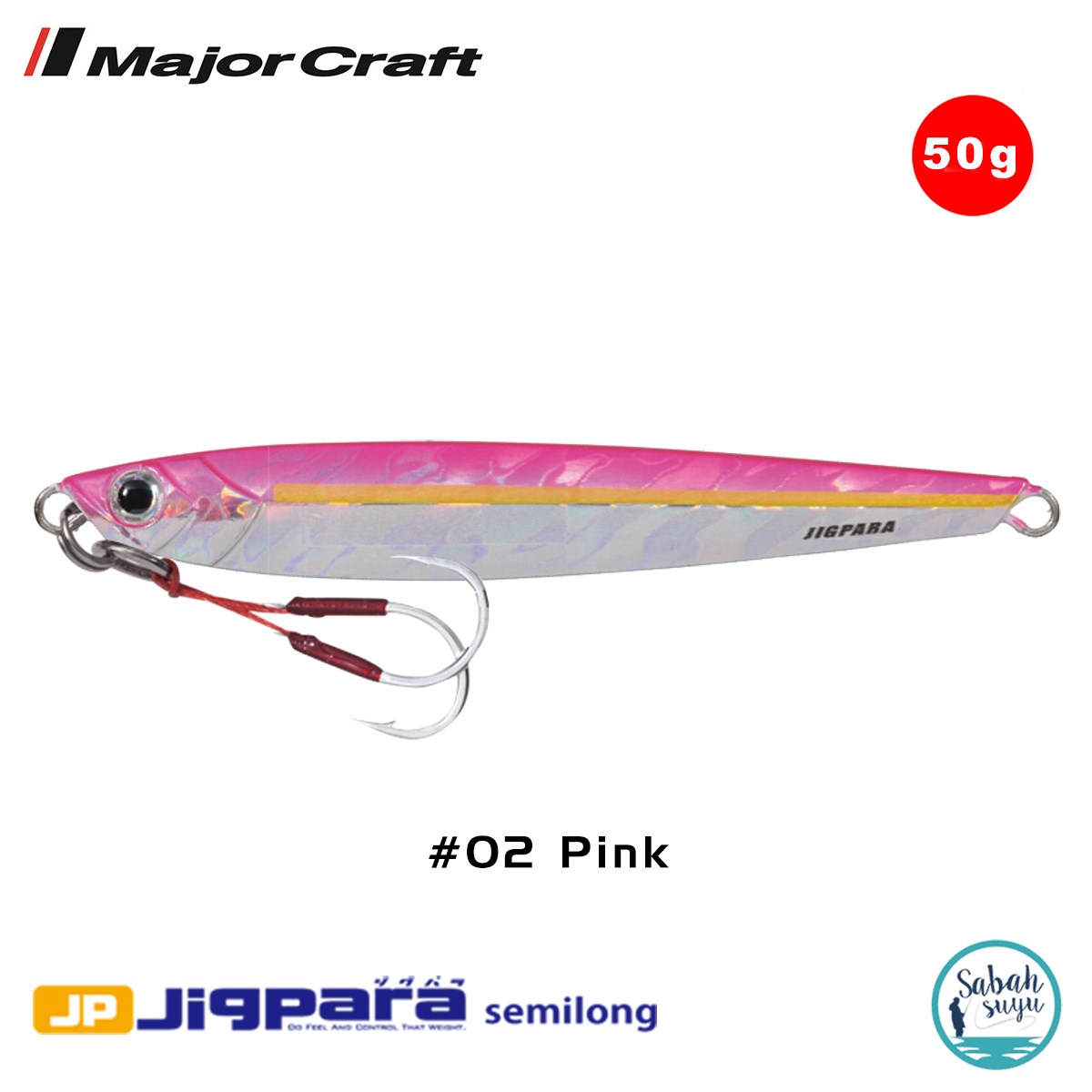 Major Craft Jigpara Semilong JPSL-50gr 110mm #02 Pink