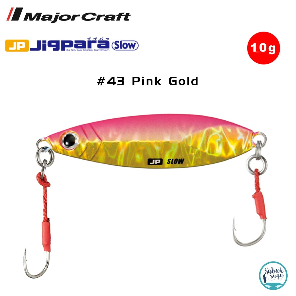 Major Craft Jigpara Slow JPSLOW-10gr 40mm #43 Pink Gold