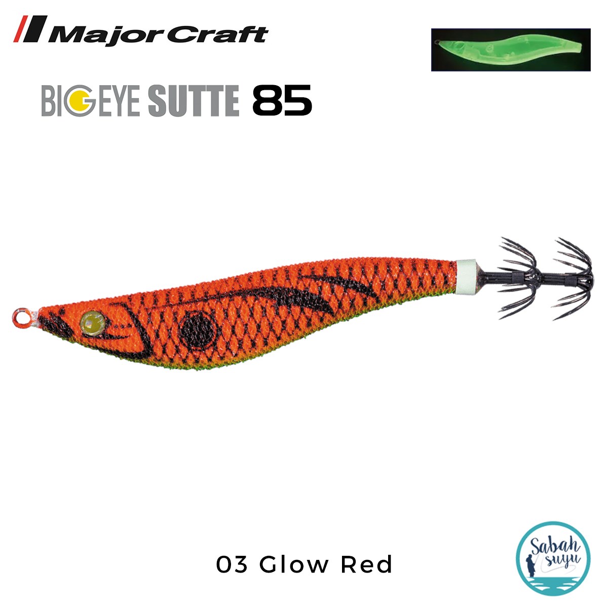 Major Craft Kalamar Zokası BES-85 03 Glow Red