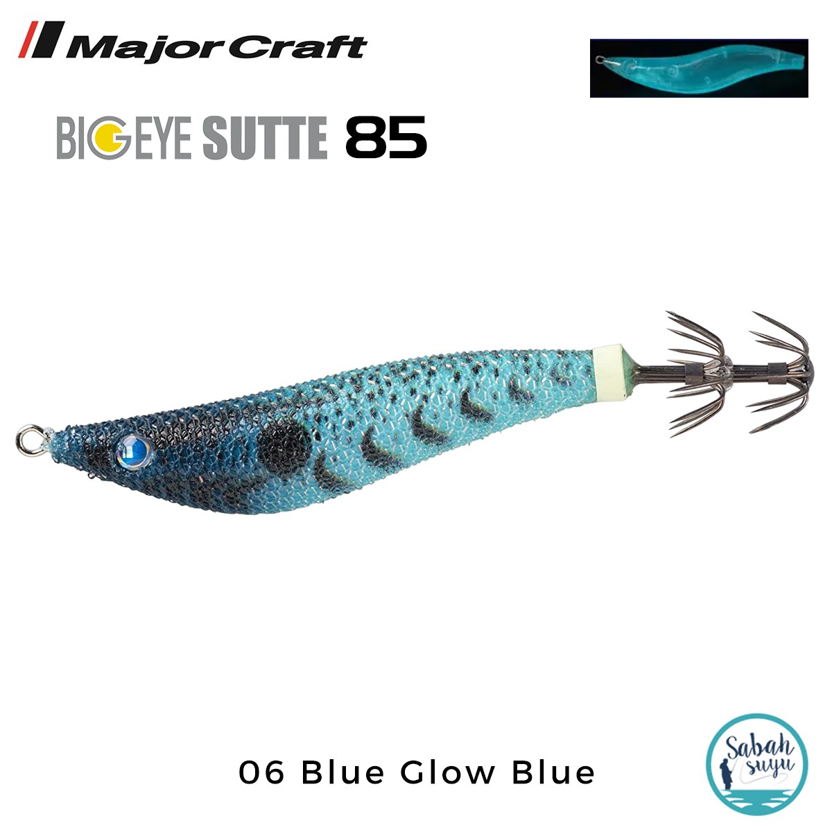 Major Craft Kalamar Zokası BES-85 06 Blue Glow Blue Blue