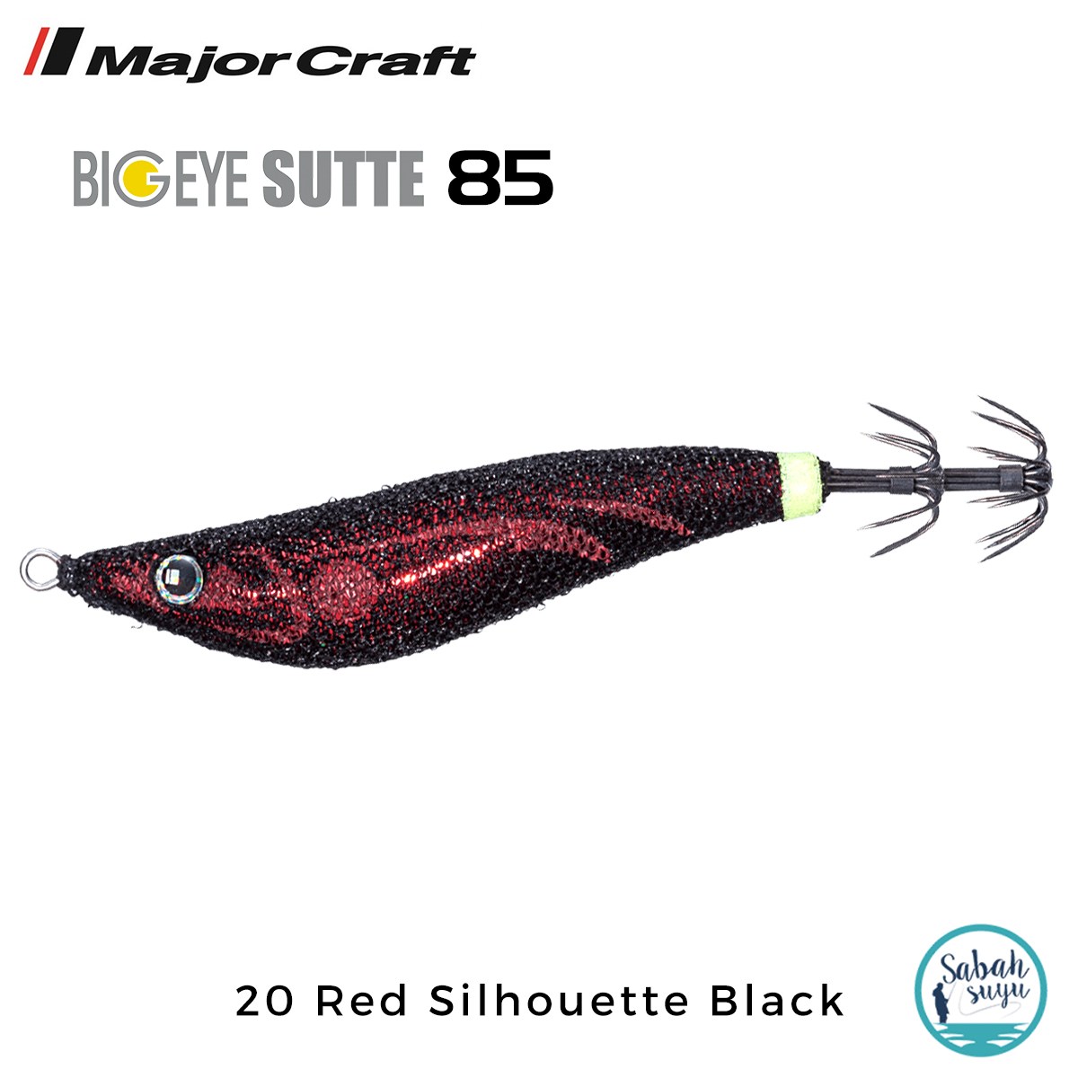 Major Craft Kalamar Zokası BES-85 20 Red Silhouette Black