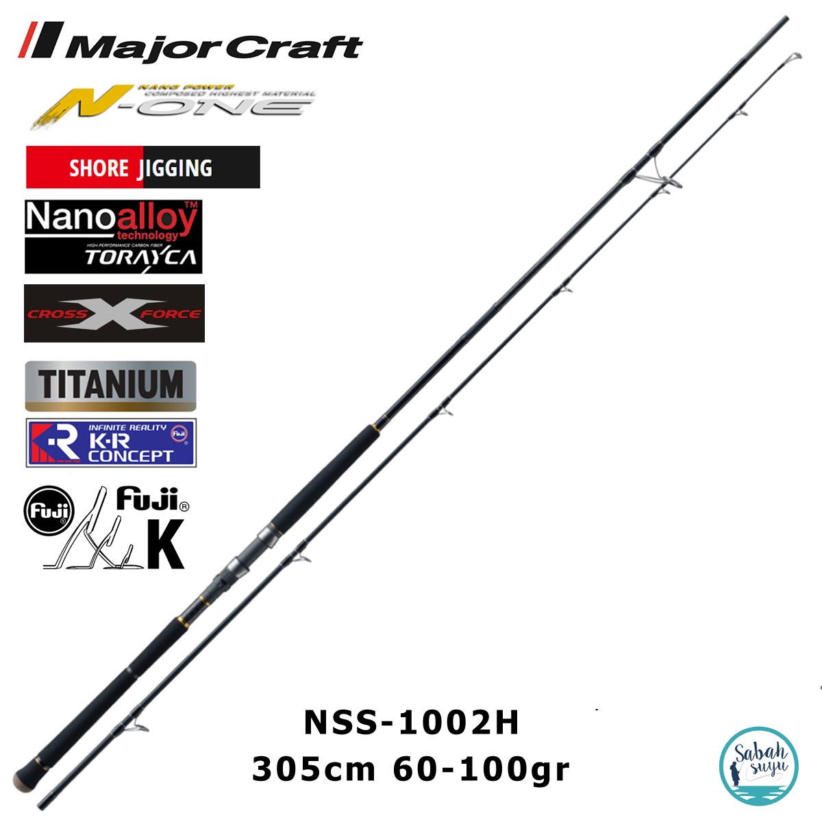 Major Craft N-One NSS-1002H 305cm 60-100gr (2P) Shore Jigging Kamış