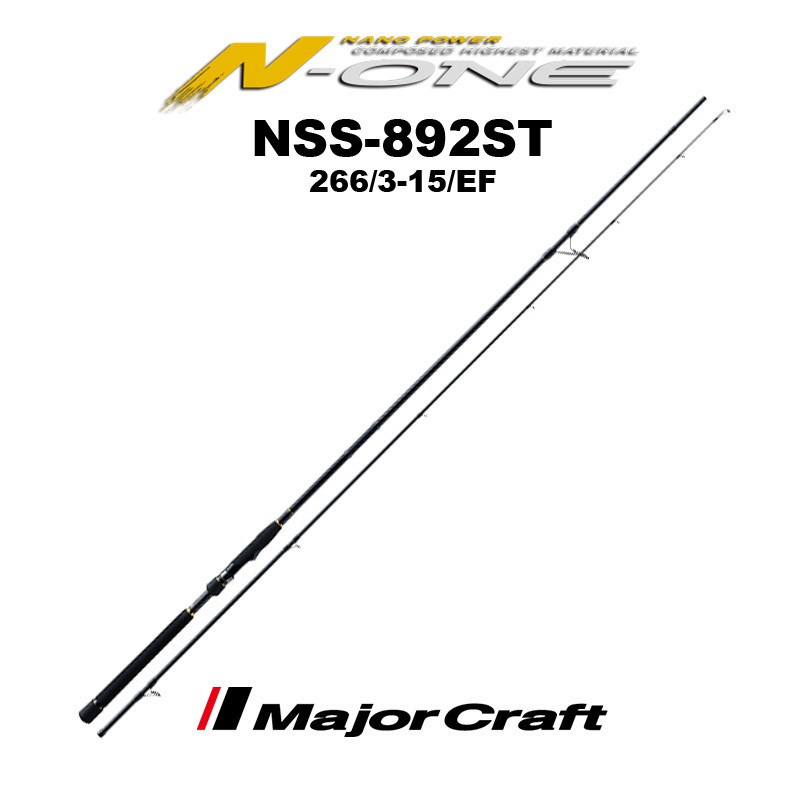 Major Craft N-One NSS-892ST Solid 272cm 3-15gr (2P) Spin Kamış