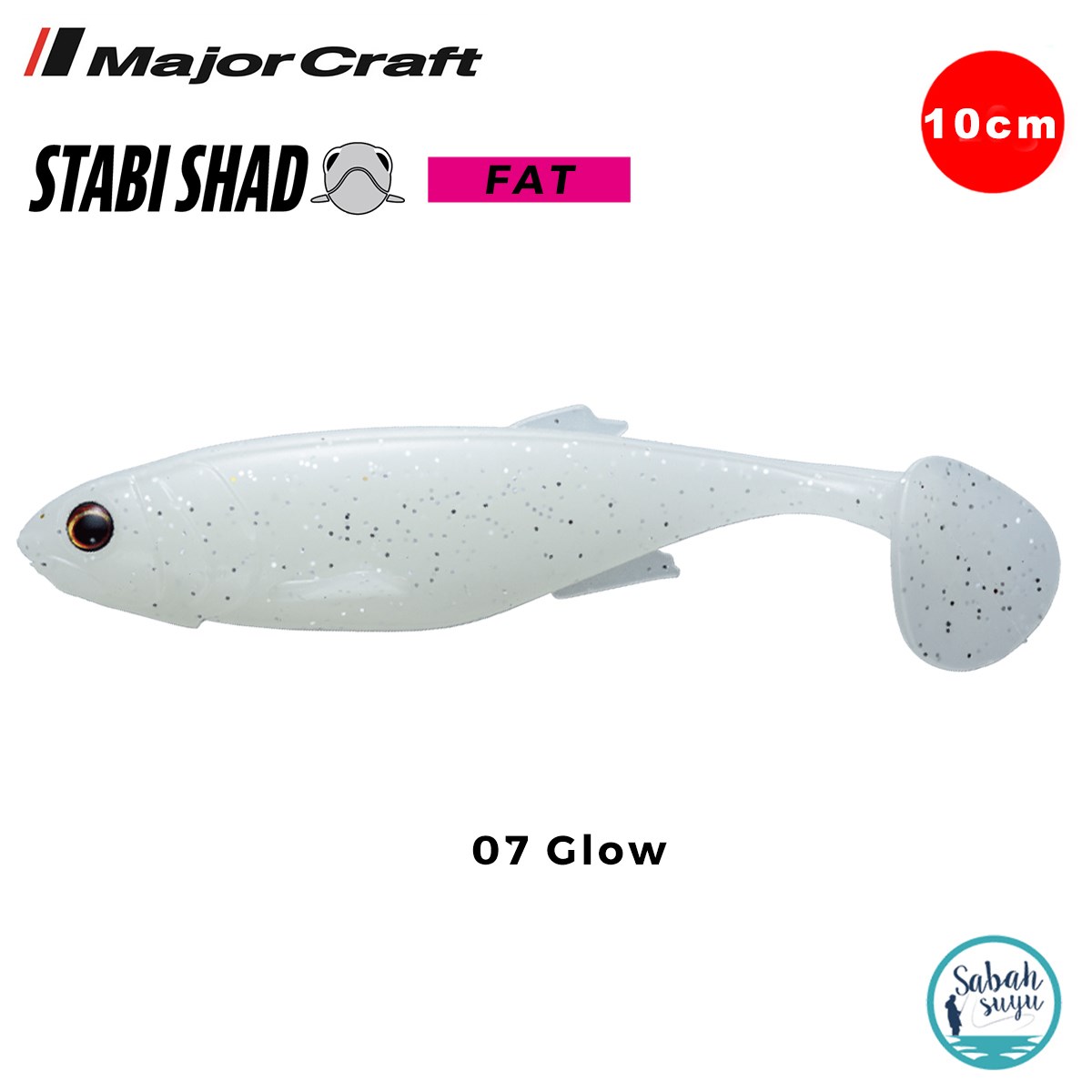 Major Craft Stabi Shad Fat 10cm Silikon Balık #07 Glow