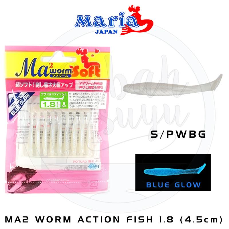 Maria Ma2 Worm Action Fish 1.8 (4.5cm) S/PWBG