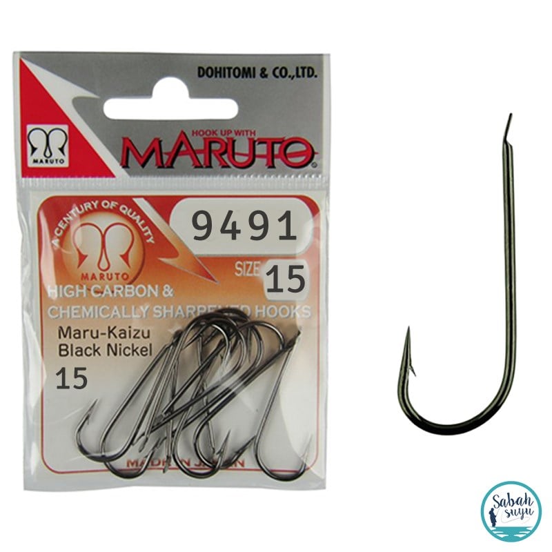 Maruto 9491 BN Düz Tekli İğne Siyah #15 (15 adet)