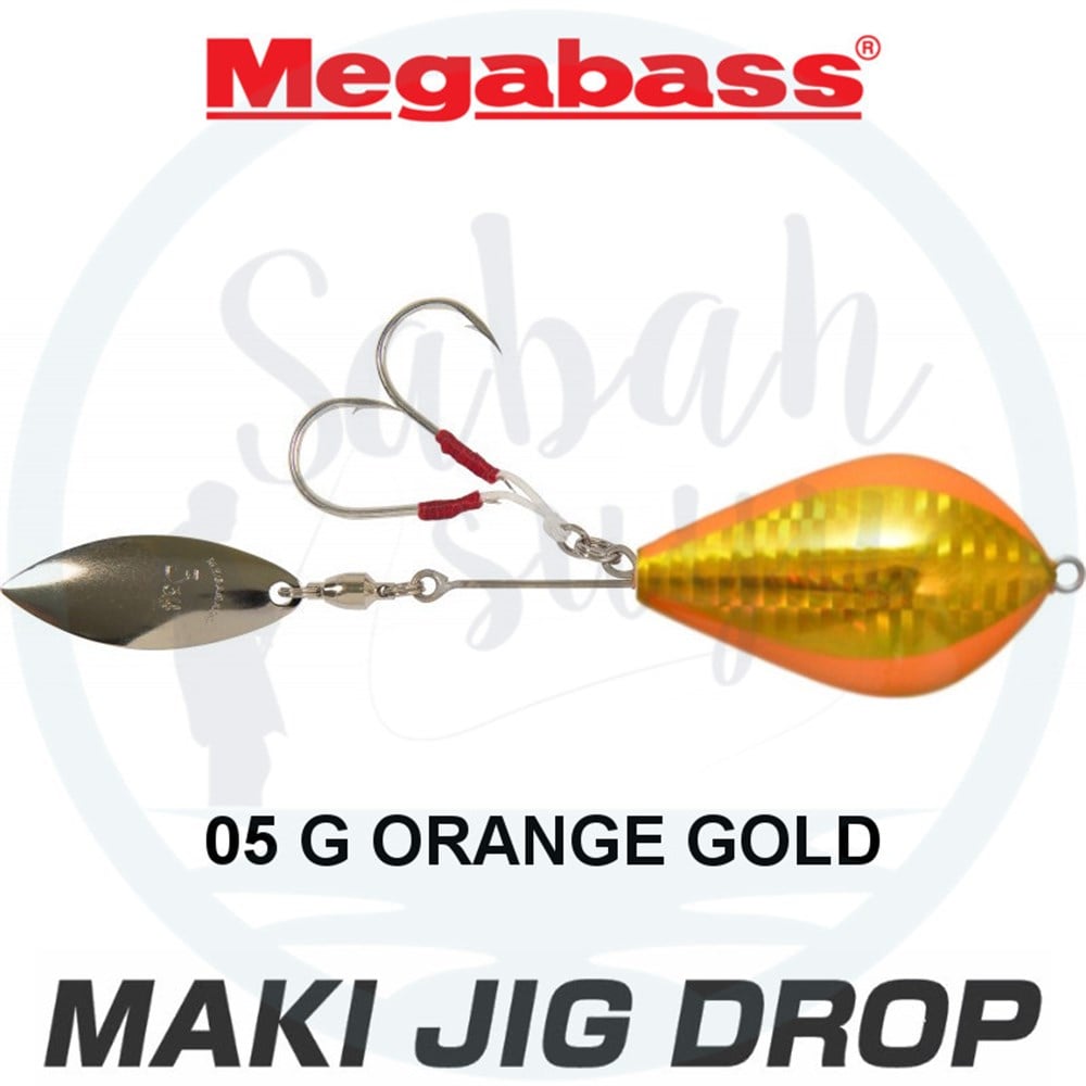 Megabass Maki Jig Drop 180gr 05 G Orange Gold