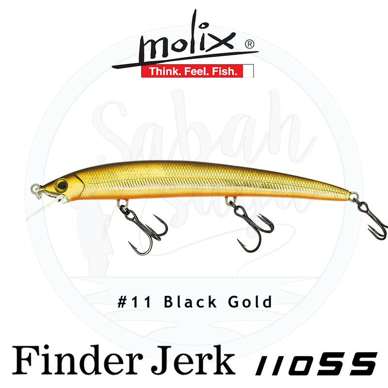 Molix Finder Jerk 110 SS 11cm 9gr Black Gold