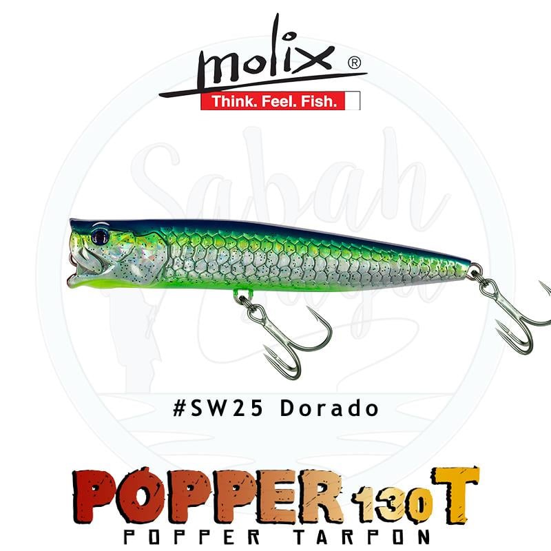 Molix Popper 130T Tarpon 13cm 38gr Dorado