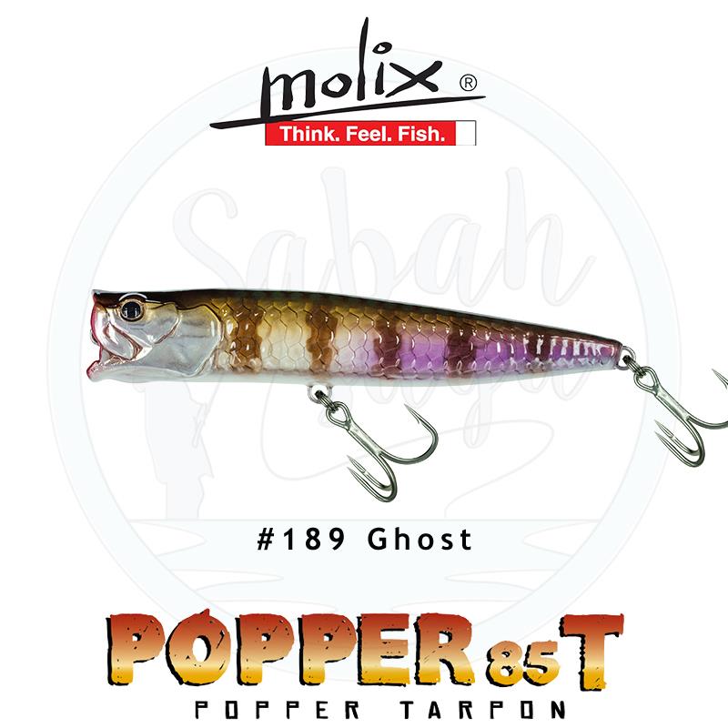 Molix Popper 85T Tarpon 8.5cm 11.5gr Ghost