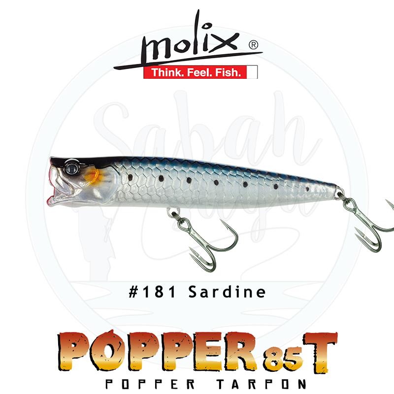 Molix Popper 85T Tarpon 8.5cm 11.5gr Sardine