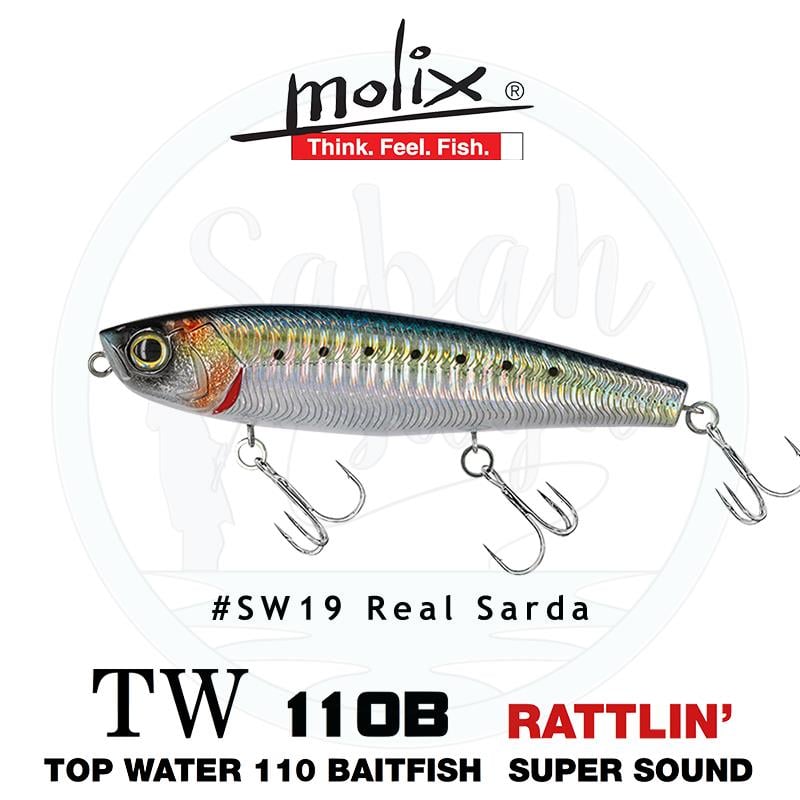 Molix Top Water 110 Baitfish 11cm 23gr Real Sarda