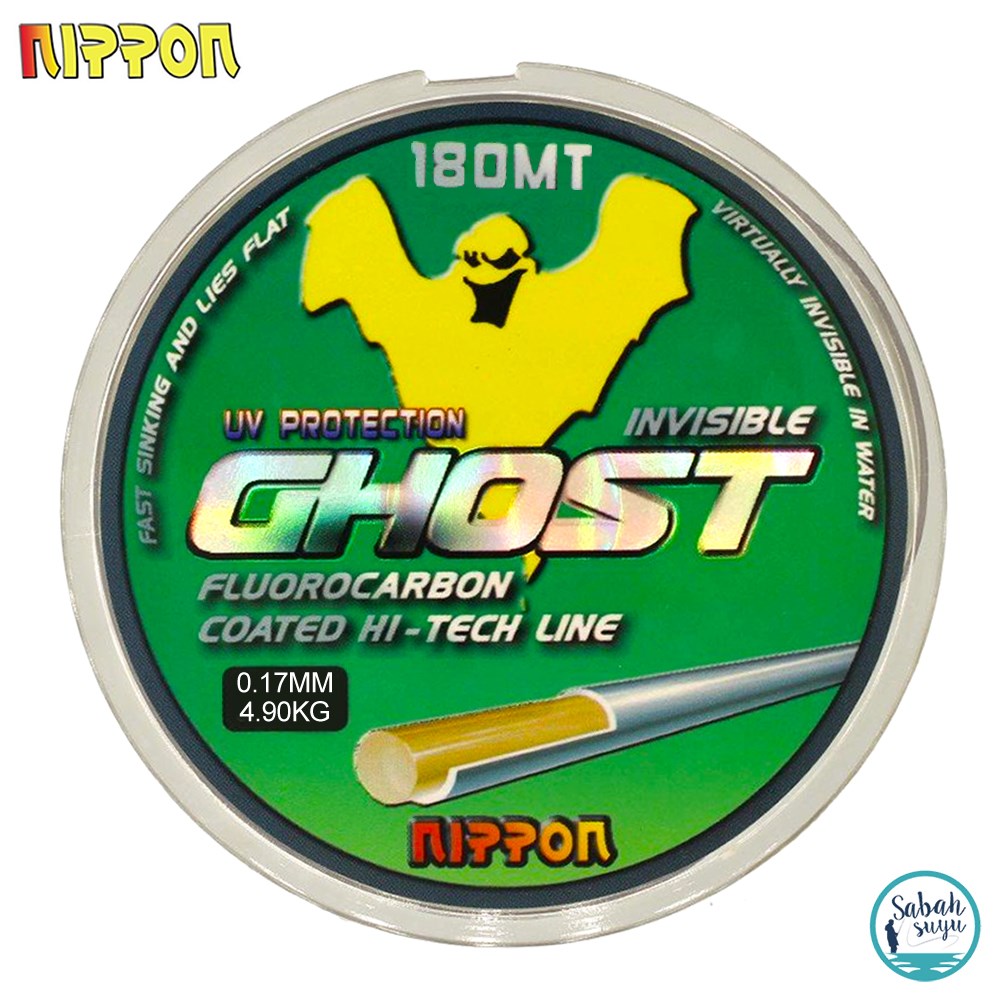Nippon Ghost FC Coated Mono Misina 180mt 0.17mm 4.9kg