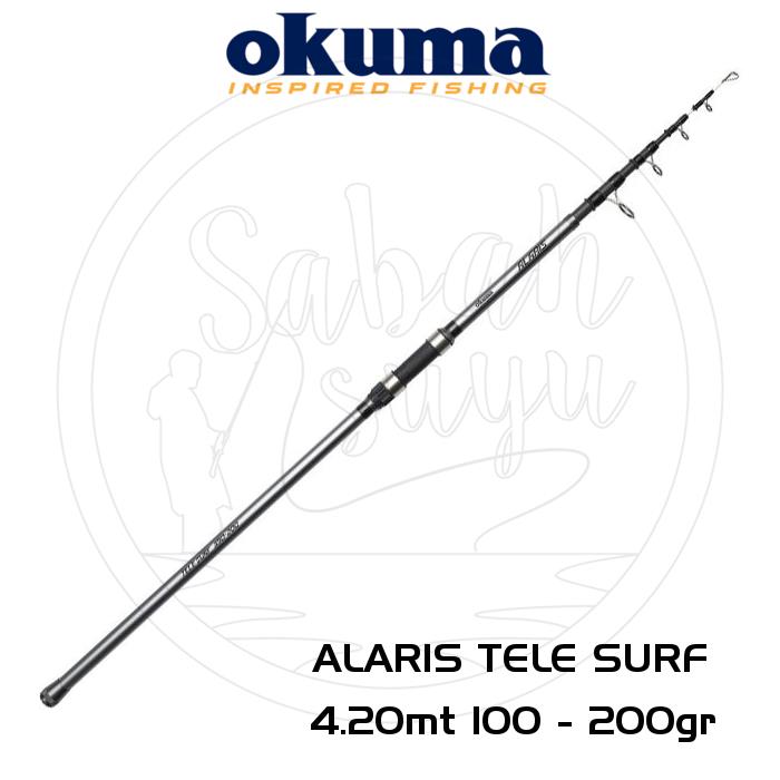 Okuma Alaris Teleskopik Surf Kamış 4.20mt 100-200gr