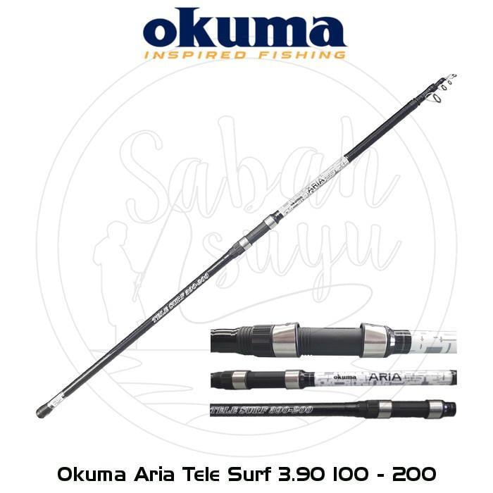 Okuma Aria Teleskopik Surf Kamış 3.90mt 100-200gr