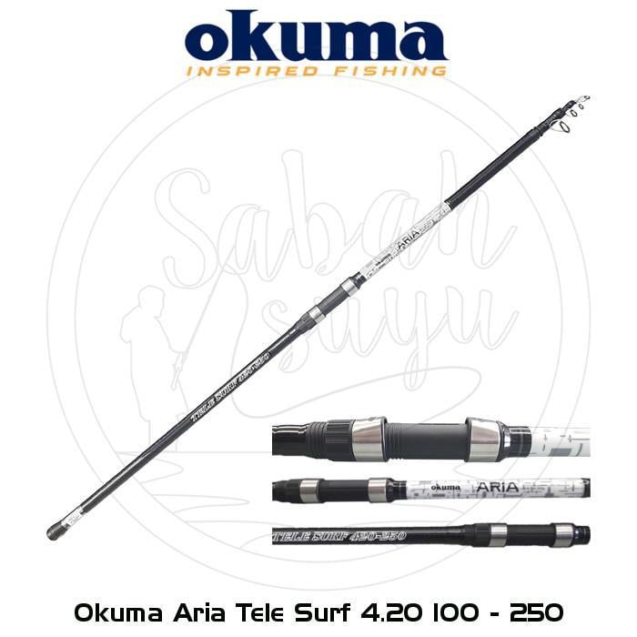Okuma Aria Teleskopik Surf Kamış 4.20mt 100-250gr