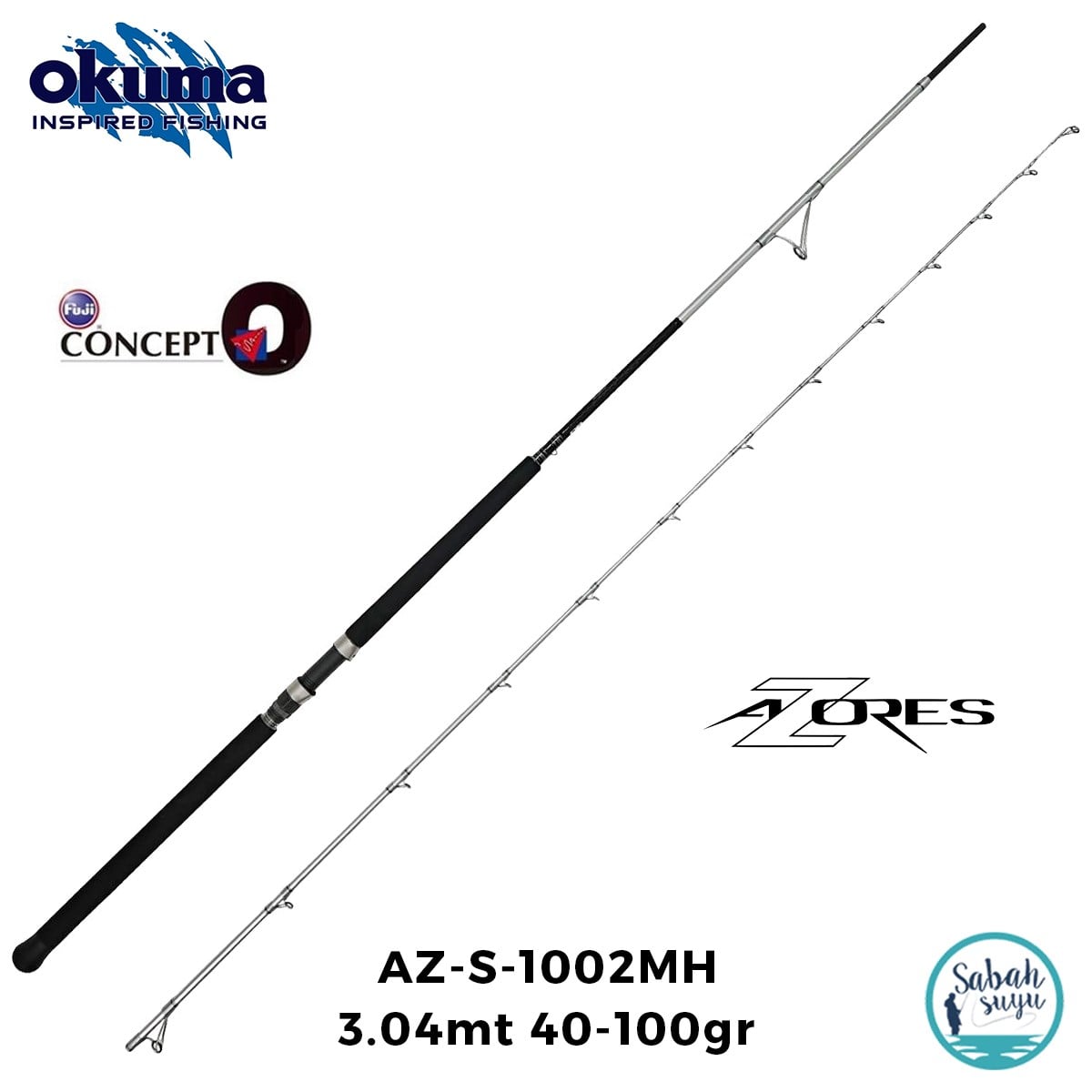 Okuma Azores 3.04mt 40-100gr (2P) Shore Jigging Kamış