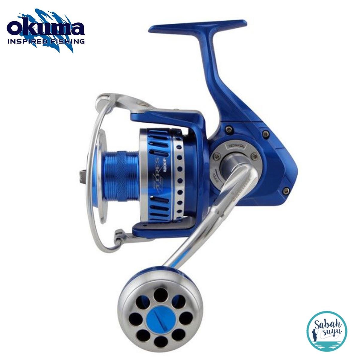 Okuma Azores Blue 8000P 8+1BB Olta Makinesi