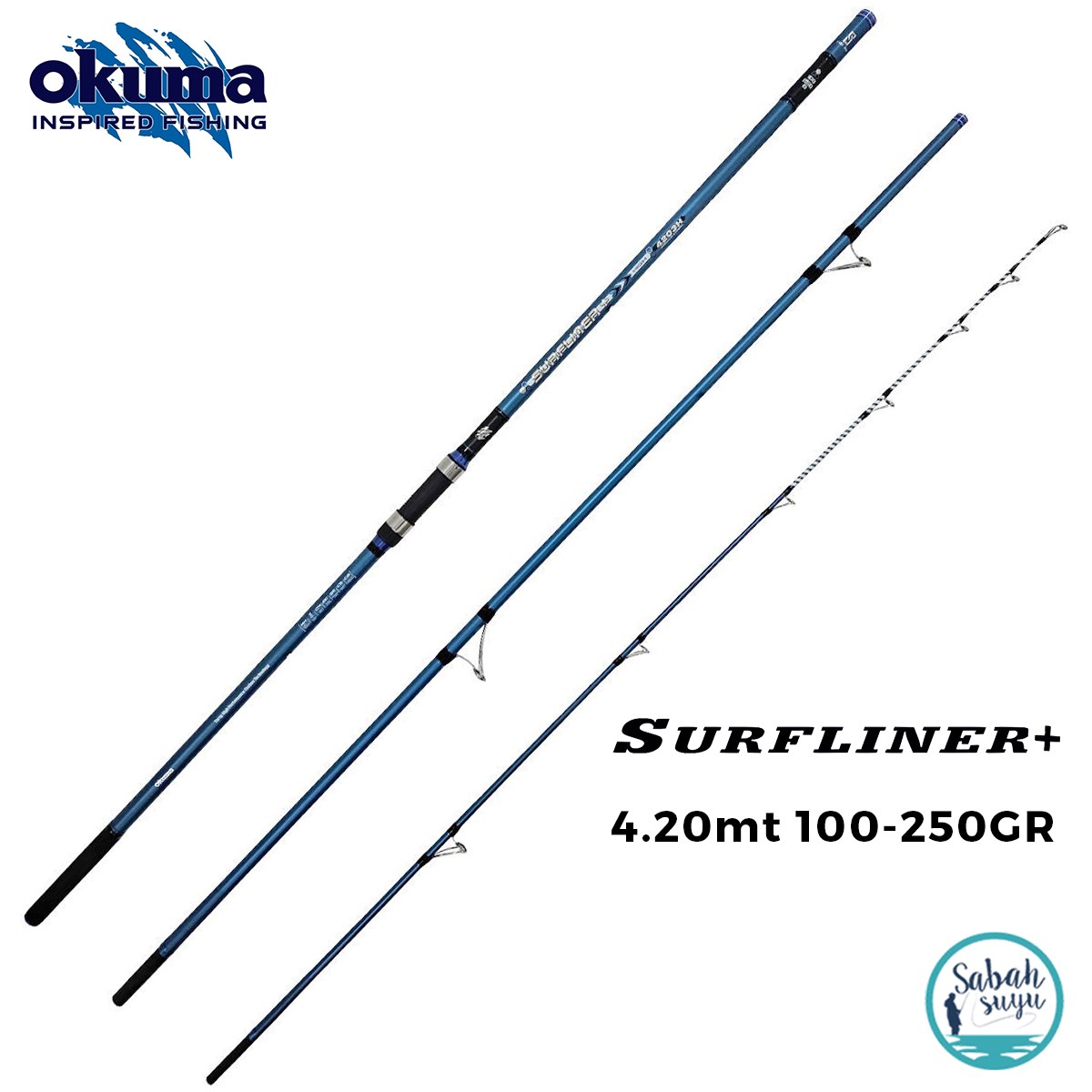 Okuma Surfliner+ 4.20 mt 100-250gr (3P) Surf Kamış